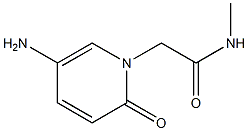 2-(5-amino-2-oxo-1,2-dihydropyridin-1-yl)-N-methylacetamide 구조식 이미지