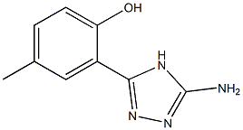 2-(5-amino-4H-1,2,4-triazol-3-yl)-4-methylphenol Structure