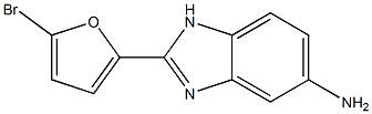 2-(5-bromo-2-furyl)-1H-benzimidazol-5-amine 구조식 이미지