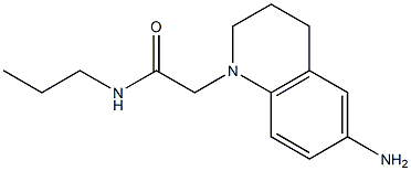 2-(6-amino-1,2,3,4-tetrahydroquinolin-1-yl)-N-propylacetamide Structure