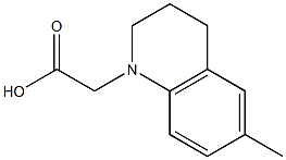 2-(6-methyl-1,2,3,4-tetrahydroquinolin-1-yl)acetic acid 구조식 이미지