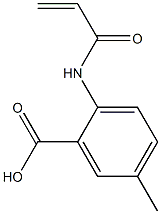 2-(acryloylamino)-5-methylbenzoic acid Structure