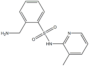 2-(aminomethyl)-N-(3-methylpyridin-2-yl)benzene-1-sulfonamide Structure