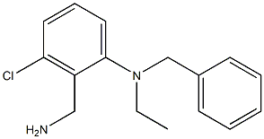 2-(aminomethyl)-N-benzyl-3-chloro-N-ethylaniline Structure