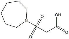 2-(azepane-1-sulfonyl)acetic acid Structure