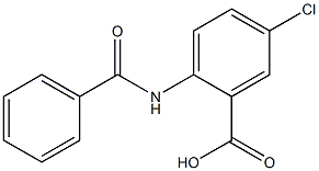 2-(benzoylamino)-5-chlorobenzoic acid Structure