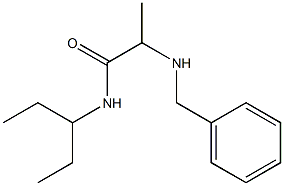 2-(benzylamino)-N-(pentan-3-yl)propanamide 구조식 이미지