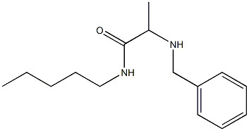 2-(benzylamino)-N-pentylpropanamide 구조식 이미지