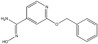 2-(benzyloxy)-N'-hydroxypyridine-4-carboximidamide Structure