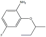 2-(butan-2-yloxy)-4-fluoroaniline Structure