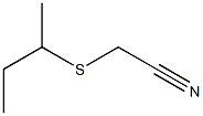 2-(butan-2-ylsulfanyl)acetonitrile Structure