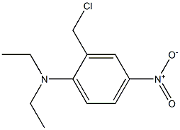 2-(chloromethyl)-N,N-diethyl-4-nitroaniline Structure