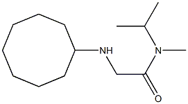 2-(cyclooctylamino)-N-methyl-N-(propan-2-yl)acetamide 구조식 이미지