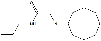 2-(cyclooctylamino)-N-propylacetamide Structure