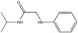 2-(phenylamino)-N-(propan-2-yl)acetamide 구조식 이미지