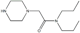 2-(piperazin-1-yl)-N,N-dipropylacetamide 구조식 이미지