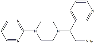 2-(pyridin-3-yl)-2-[4-(pyrimidin-2-yl)piperazin-1-yl]ethan-1-amine 구조식 이미지