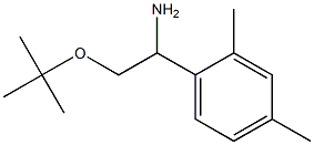 2-(tert-butoxy)-1-(2,4-dimethylphenyl)ethan-1-amine 구조식 이미지