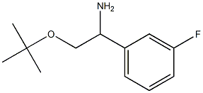 2-(tert-butoxy)-1-(3-fluorophenyl)ethan-1-amine 구조식 이미지