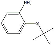 2-(tert-butylsulfanyl)aniline 구조식 이미지