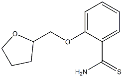 2-(tetrahydrofuran-2-ylmethoxy)benzenecarbothioamide Structure