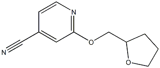 2-(tetrahydrofuran-2-ylmethoxy)isonicotinonitrile Structure
