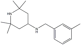 2,2,6,6-tetramethyl-N-[(3-methylphenyl)methyl]piperidin-4-amine 구조식 이미지