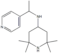 2,2,6,6-tetramethyl-N-[1-(pyridin-4-yl)ethyl]piperidin-4-amine Structure