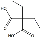 2,2-diethylpropanedioic acid Structure