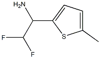 2,2-difluoro-1-(5-methylthiophen-2-yl)ethan-1-amine Structure