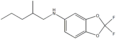 2,2-difluoro-N-(2-methylpentyl)-2H-1,3-benzodioxol-5-amine Structure