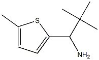2,2-dimethyl-1-(5-methylthiophen-2-yl)propan-1-amine 구조식 이미지