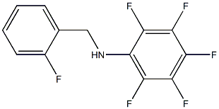 2,3,4,5,6-pentafluoro-N-[(2-fluorophenyl)methyl]aniline 구조식 이미지