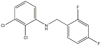 2,3-dichloro-N-[(2,4-difluorophenyl)methyl]aniline 구조식 이미지