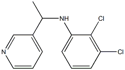 2,3-dichloro-N-[1-(pyridin-3-yl)ethyl]aniline Structure