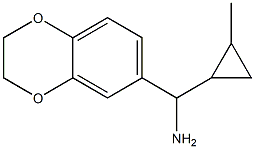 2,3-dihydro-1,4-benzodioxin-6-yl(2-methylcyclopropyl)methanamine Structure