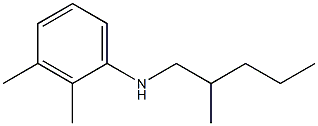 2,3-dimethyl-N-(2-methylpentyl)aniline 구조식 이미지