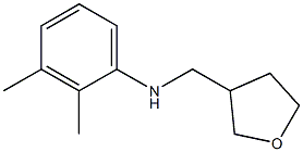 2,3-dimethyl-N-(oxolan-3-ylmethyl)aniline Structure