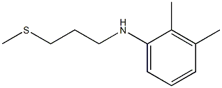 2,3-dimethyl-N-[3-(methylsulfanyl)propyl]aniline Structure