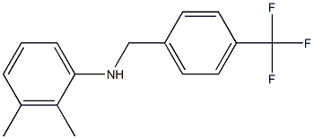 2,3-dimethyl-N-{[4-(trifluoromethyl)phenyl]methyl}aniline Structure