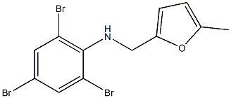 2,4,6-tribromo-N-[(5-methylfuran-2-yl)methyl]aniline Structure