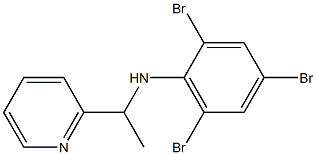 2,4,6-tribromo-N-[1-(pyridin-2-yl)ethyl]aniline Structure