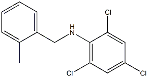 2,4,6-trichloro-N-[(2-methylphenyl)methyl]aniline 구조식 이미지