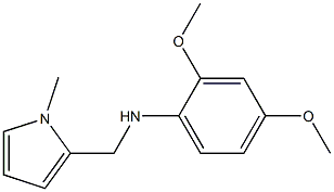 2,4-dimethoxy-N-[(1-methyl-1H-pyrrol-2-yl)methyl]aniline 구조식 이미지
