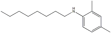 2,4-dimethyl-N-octylaniline 구조식 이미지