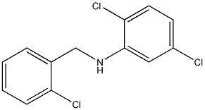 2,5-dichloro-N-[(2-chlorophenyl)methyl]aniline 구조식 이미지