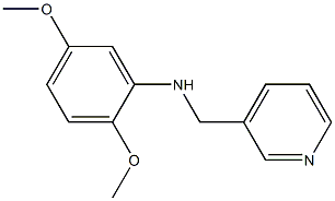 2,5-dimethoxy-N-(pyridin-3-ylmethyl)aniline 구조식 이미지