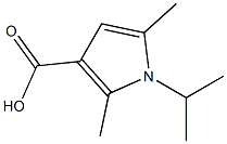 2,5-dimethyl-1-(propan-2-yl)-1H-pyrrole-3-carboxylic acid Structure