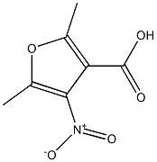 2,5-dimethyl-4-nitro-3-furoic acid Structure