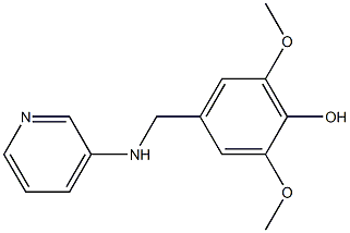 2,6-dimethoxy-4-[(pyridin-3-ylamino)methyl]phenol Structure